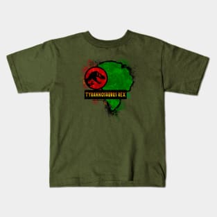 Tyrannosaurus Rex - Jurassic T rex Dino Paddock Sign Kids T-Shirt